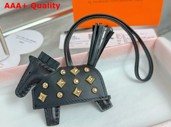 Hermes Rodeo Robeo Rock PM Charm in Milo Lambskin Replica