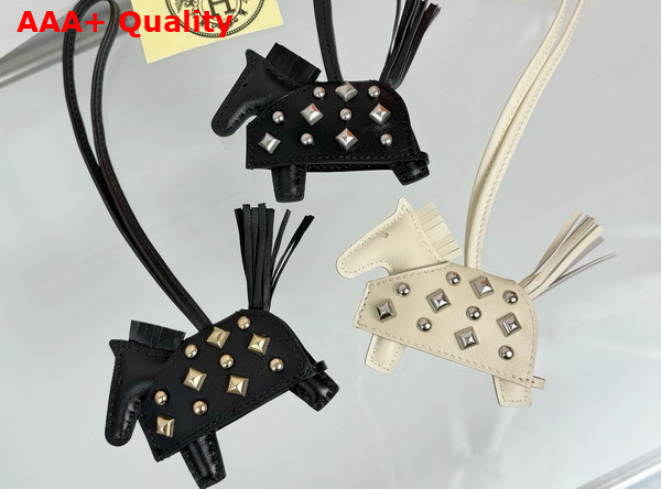 Hermes Rodeo Robeo Rock PM Charm in Milo Lambskin Replica