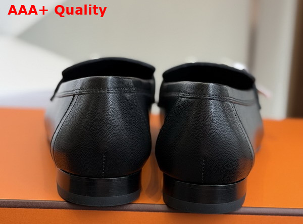 Hermes Royal Loafer in Noir Goatskin Replica