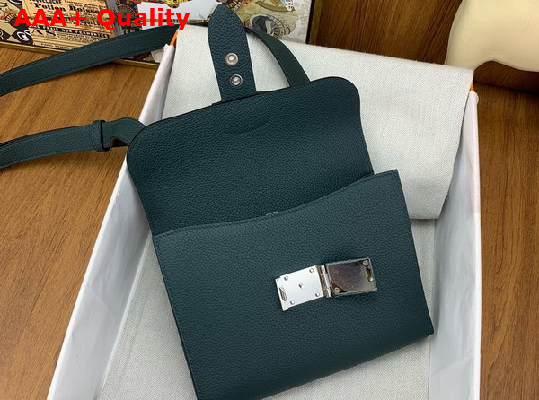 Hermes Sac a Depeches 21 Bag in Cypress Green Togo Leather Replica