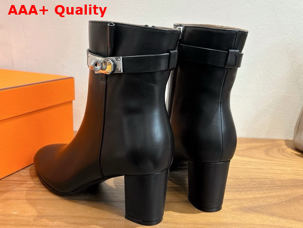 Hermes Saint Germain Ankle Boot in Calfskin Black Replica