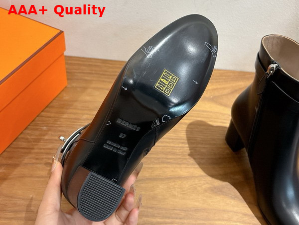 Hermes Saint Germain Ankle Boot in Calfskin Black Replica