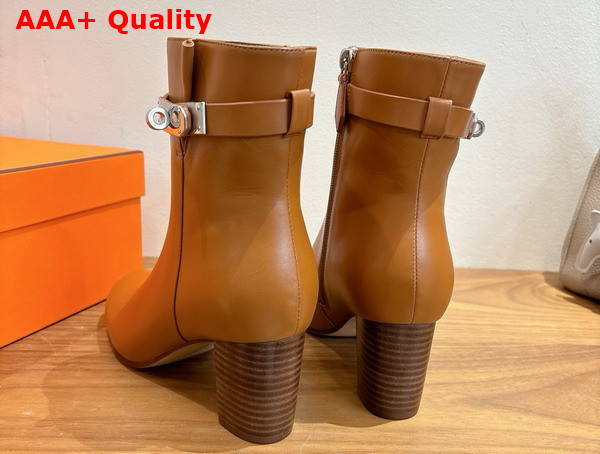 Hermes Saint Germain Ankle Boot in Natural Calfskin Replica