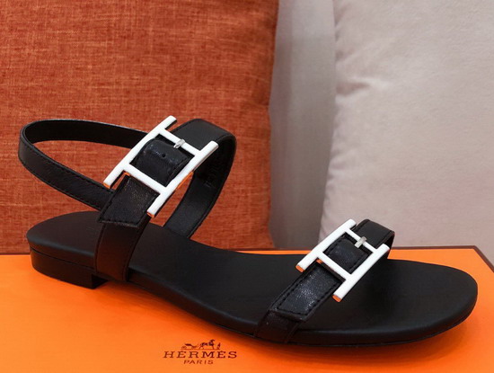 Hermes Sandales Cristal Noir Replica