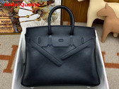 Hermes Shadow Birkin 25 Bag in Black Swift Calfskin Replica