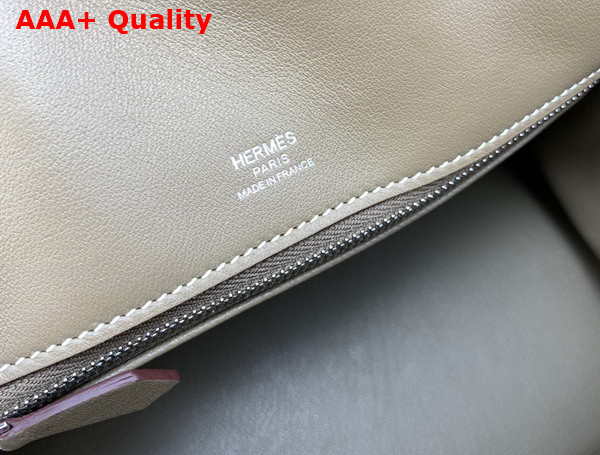 Hermes Shadow Birkin 25 Bag in Grey Swift Calfskin Replica