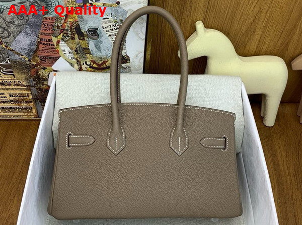 Hermes Shoulder Birkin 29 Bag in Elephant Gray Togo Calfskin Replica