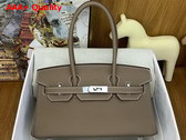 Hermes Shoulder Birkin 29 Bag in Elephant Gray Togo Calfskin Replica