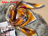 Hermes Silk Scarf 110 Orange Replica