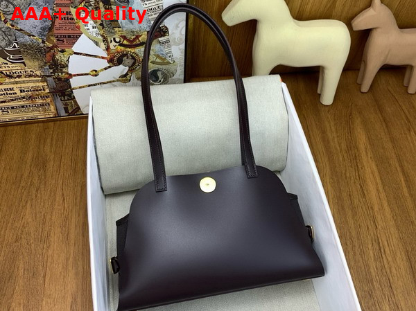 Hermes Tablier Sellier Bag Ebene Hunter Cowhide Swift Calfskin and Militaire Canvas Replica