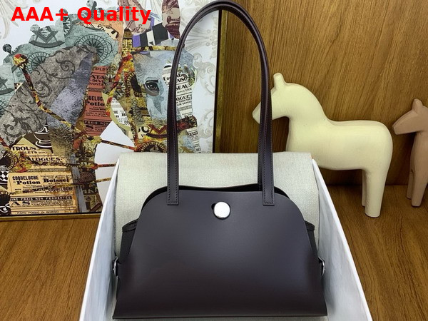 Hermes Tablier Sellier Bag Ebene Hunter Cowhide Swift Calfskin and Militaire Canvas Replica