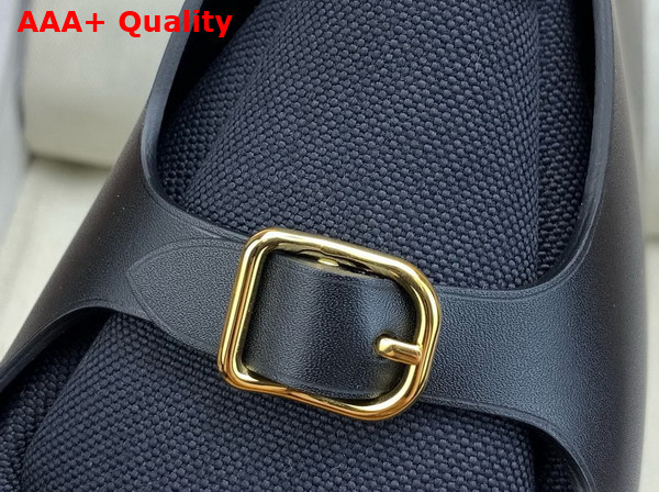 Hermes Tablier Sellier Bag Noir Hunter Cowhide Swift Calfskin and Militaire Canvas Replica