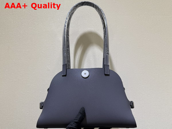 Hermes Tablier Sellier Bag in Ardoise Hunter Cowhide Swift Calfskin and Militaire Canvas Replica