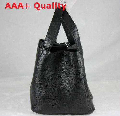 Hermes Togo Leather Picotin Bag Black Replica