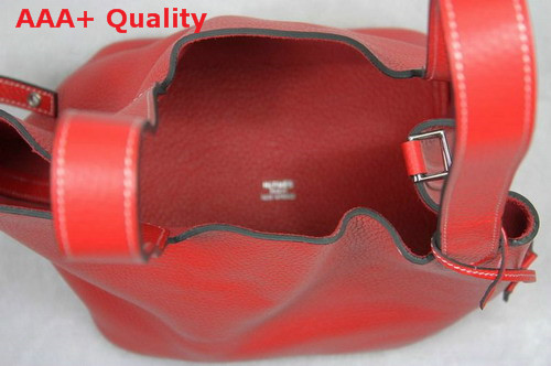 Hermes Picotin Bag Red Togo Leather Replica