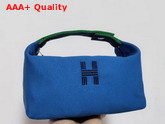 Hermes Trousse Bride A Brac Petit Modele Bleu Replication