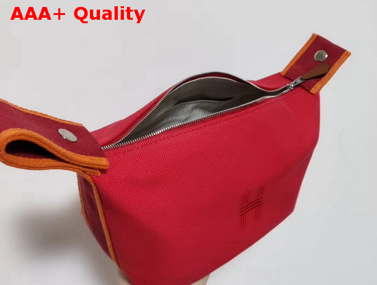 Hermes Trousse Bride A Brac Petit Modele Rouge Replication