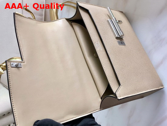Hermes Verrou 21 Bag in Light Grey Epsom Calfskin Hand Stitching Replica