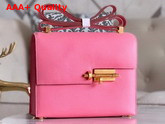 Hermes Verrou 21 Bag in Rose Azalee Epsom Calfskin Hand Stitching Replica