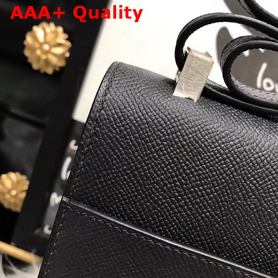 Hermes Verrou Bag in Black Epsom Calfskin Replica