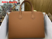 Hermes Victoria Light Briefcase in Gold Evercolor Calfskin Replica