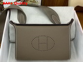 Hermes Videpoches Bag in Elephant Grey Togo Calfskin Replica