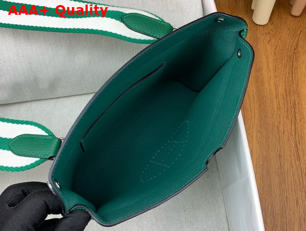 Hermes Videpoches Bag in Green Togo Calfskin Replica