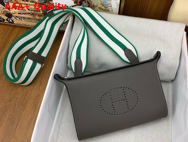 Hermes Videpoches Bag in Gris Meyer Togo Calfskin Replica