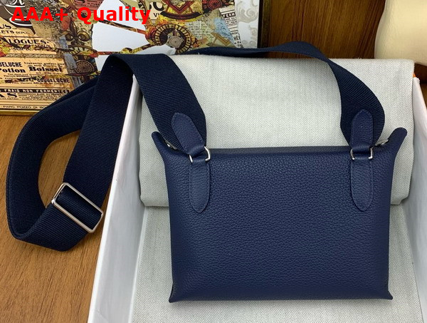 Hermes Videpoches Bag in Sapphire Blue Togo Calfskin Replica