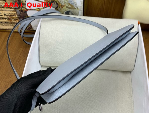 Hermes Zipengo Chaine d Ancre To Go Pouch in Bleu Glacier Evercolor Calfskin Replica