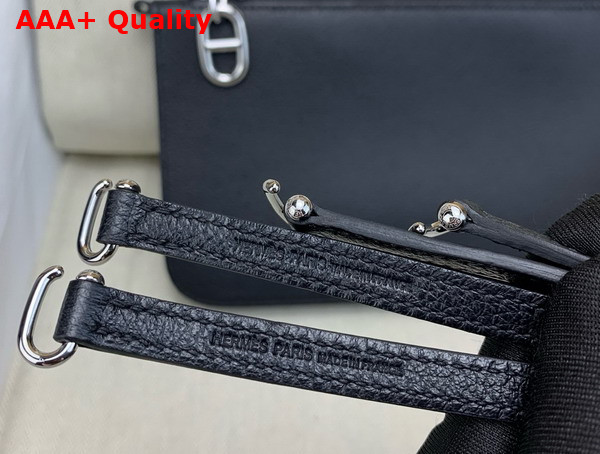 Hermes Zipengo Chaine d Ancre To Go Pouch in Noir Evercolor Calfskin Replica