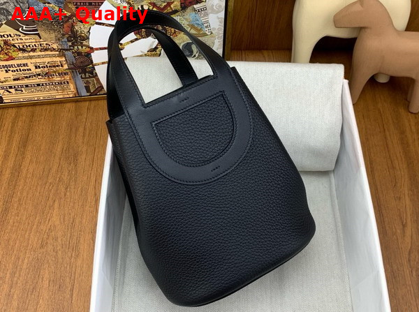 Hermes in The Loop Bag in Black Togo Leather Replica