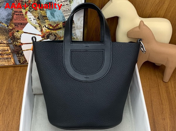 Hermes in The Loop Bag in Black Togo Leather Replica
