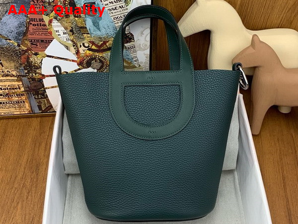 Hermes in The Loop Bag in Cypress Green Togo Leather Replica