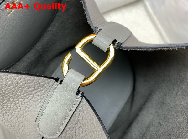 Hermes in The Loop Bag in Storm Togo Leather Replica