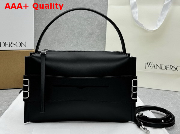 JW Anderson Loafer Bag in Black Leather Replica