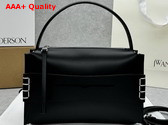 JW Anderson Loafer Bag in Black Leather Replica