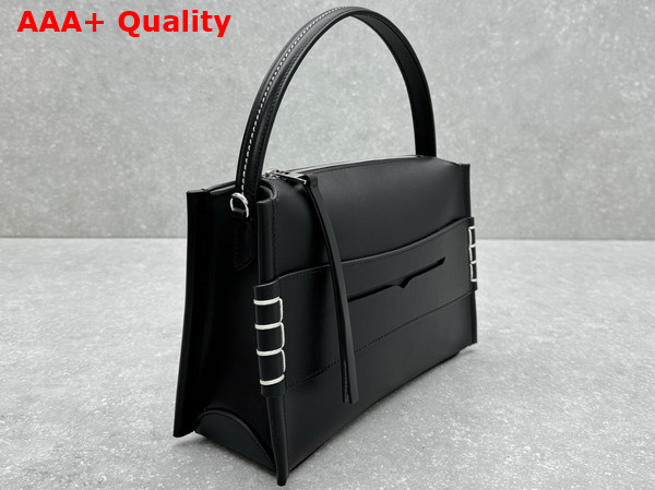 JW Anderson Loafer Bag in Black Leather Replica