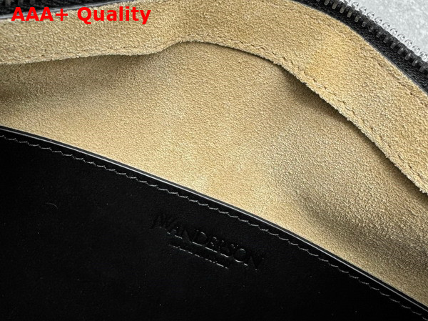 JW Anderson Loafer Bag in Black Leather Replica