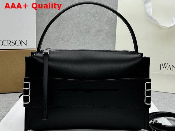 JW Anderson Loafer Bag in Black Leather Replica