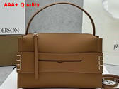 JW Anderson Loafer Bag in Tan Leather Replica