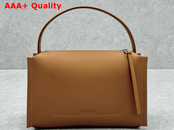 JW Anderson Loafer Bag in Tan Leather Replica