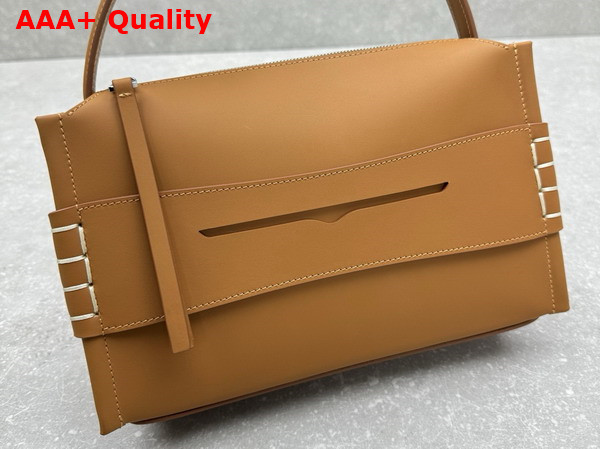 JW Anderson Loafer Bag in Tan Leather Replica
