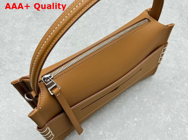 JW Anderson Loafer Bag in Tan Leather Replica