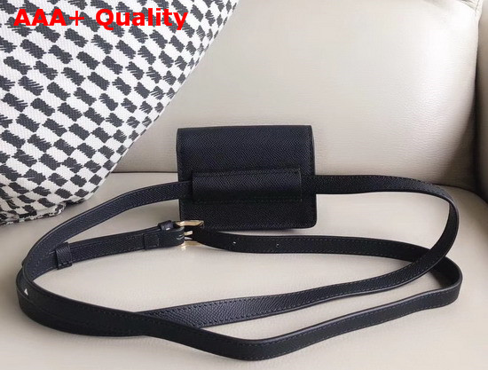 Jacquemus La Ceinture Bello Leather Belt Bag in Black Replica