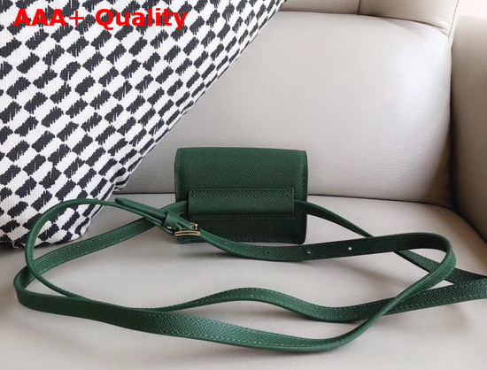 Jacquemus La Ceinture Bello Leather Belt Bag in Green Replica