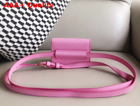 Jacquemus La Ceinture Bello Leather Belt Bag in Pink Replica