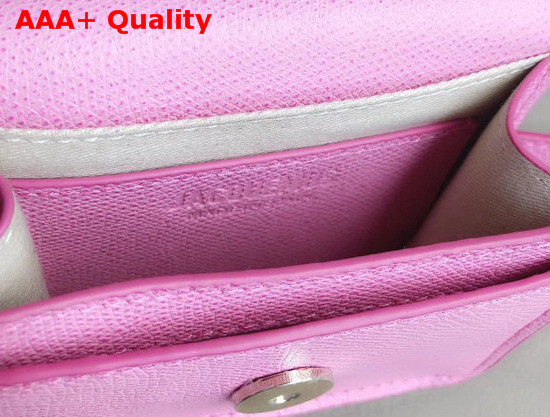 Jacquemus La Ceinture Bello Leather Belt Bag in Pink Replica