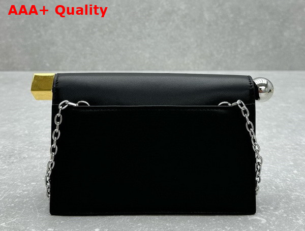 Jacquemus La Pochette Rond Carre Les Sculptures Take Out Clutch in Black Replica