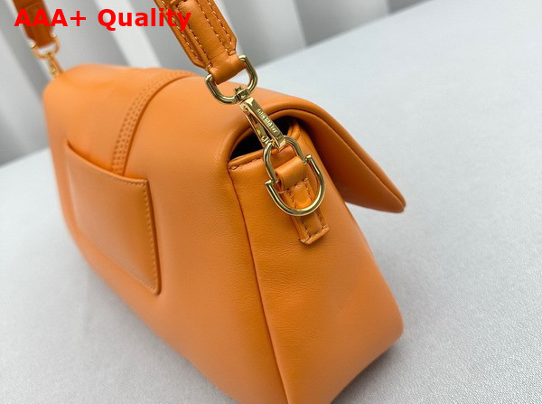Jacquemus Le Bambimou Puffed Flap Bag in Dark Yellow Soft Padded Leather Replica
